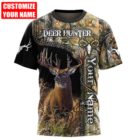 Maxcorners Custom Name Deer Hunting 3D Design All Over Printed