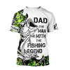 Maxcorners Custom Name Dad Bass Fishing Tattoo