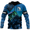 Maxcorners Custom Name Winter Bass Fishing