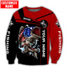 Maxcorners US Bass Fishing Custom Name Fishing Shirts