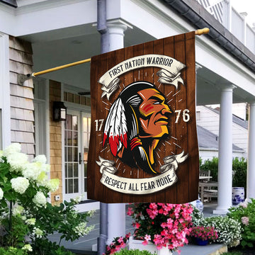 Maxcorners Native American Flag First Nation Warrior