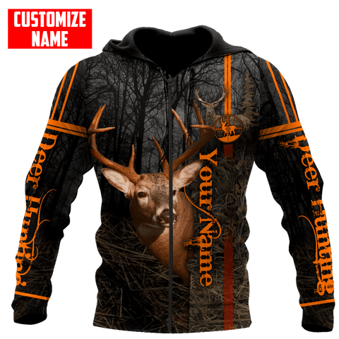 Maxcorners Personalized Name Deer Hunting 3D Design All Over Printed