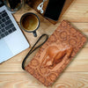 Maxcorners Horse Love Brown Pattern Clutch