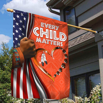 Maxcorners Native American Flag Every Child Matters