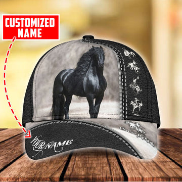 Maxcorners Personalized Name Rodeo Horse Classic Cap
