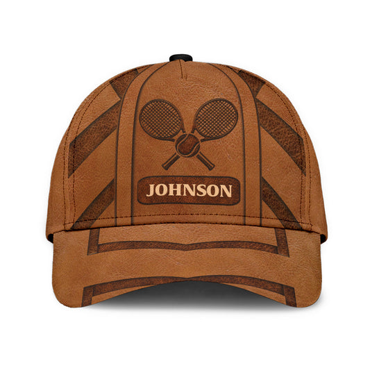 Maxcorners Tennis Light Brown Personalized All Over Printed Cap