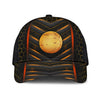 Maxcorners Basketball Black Orange All Over Printed Cap