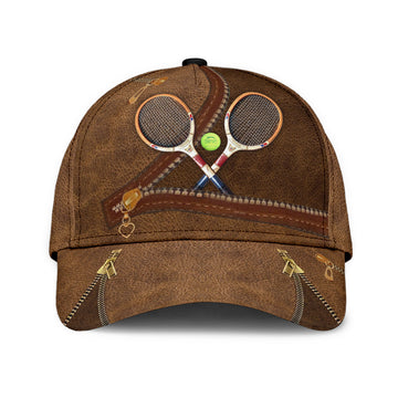 Maxcorners Tennis Brown All Over Printed Cap