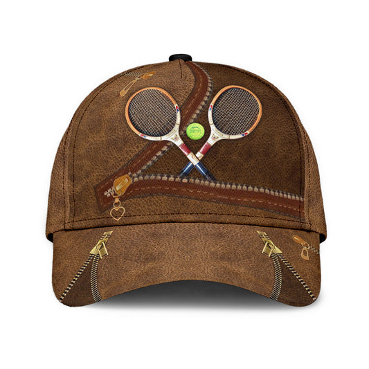 Maxcorners Tennis Brown All Over Printed Cap