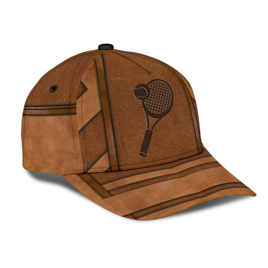 Maxcorners Tennis Light Brown All Over Printed Cap