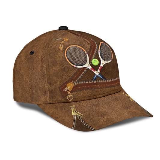 Maxcorners Tennis Brown All Over Printed Cap
