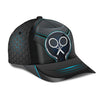 Maxcorners Tennis Blue Black All Over Printed Cap