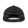 Maxcorners Tennis Player Sliver Black All Over Printed Cap