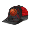 Maxcorners Basketball Red All Over Printed Cap