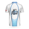 Max Corners American Flag Shark, Jawsome Golfer 3D Custom Polo Shirt