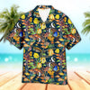 Maxcorners Unisex 3D Tropical Sea Fish Pattern Hawaiian Shirt