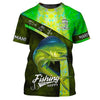 Maxcorners Mahi Mahi Fishing 3D Shirt