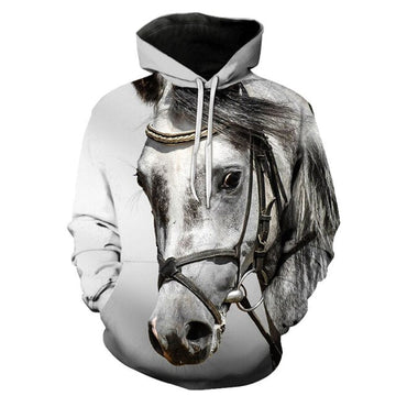 Maxcorners Printing Horse Pattern Men Casual Fashion