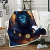 Maxcorners Native Wolf Native American Blanket