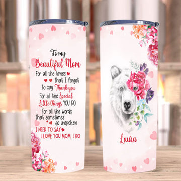 Maxcorners Personalized Gift For Mom Tumbler