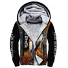 Maxcorners Rooster King Camo Orange All Over Printed Hoodie