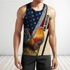 Maxcorners King Rooster American Flag All Over Printed Unisex Deluxe Hoodie