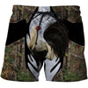 Maxcorners Rooster King Camo Light Green All Over Printed Hoodie