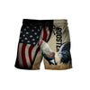 Maxcorners King Rooster American Flag All Over Printed Unisex Deluxe Hoodie