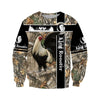 Maxcorners Rooster King Camo In Forest All Over Printed Hoodie